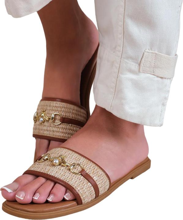 Immagine prodotto Where's That From Harmony Sandali Paglia PU Donna (38)