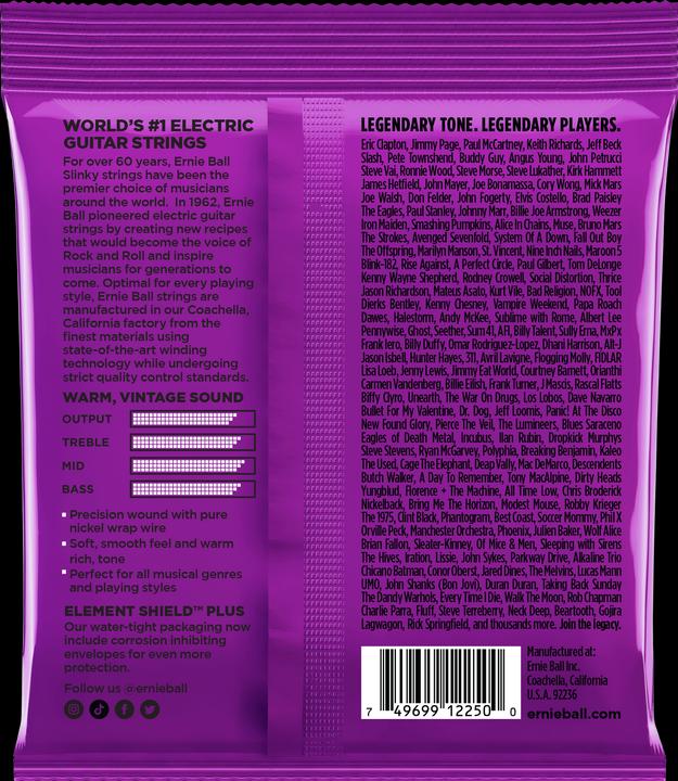Produktbild Ernie Ball Power Slinky Classic Rock N Roll (6 x, E-Gitarre, 0.05")