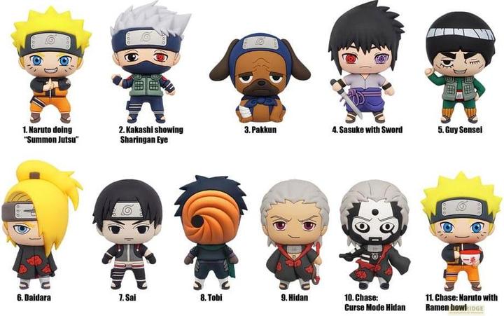 Monogram Int. Naruto Shippuden PVC-Taschenanhänger Series 3 Display (24)