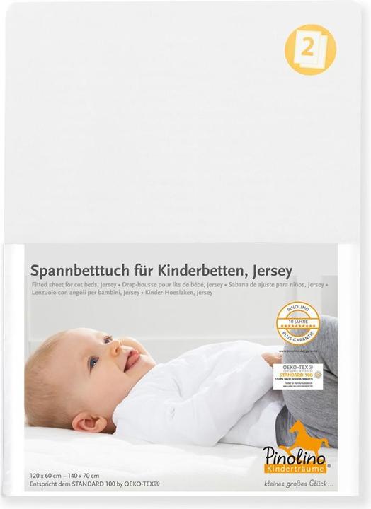 Actual product image Pinolino Twin pack Jersey (70 x 140 cm)