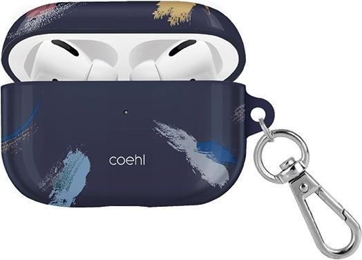 Image du produit Uniq étui Coehl Reverie AirPods Pro niebieski/bleu prussien (Manchon pour casque d'écoute)
