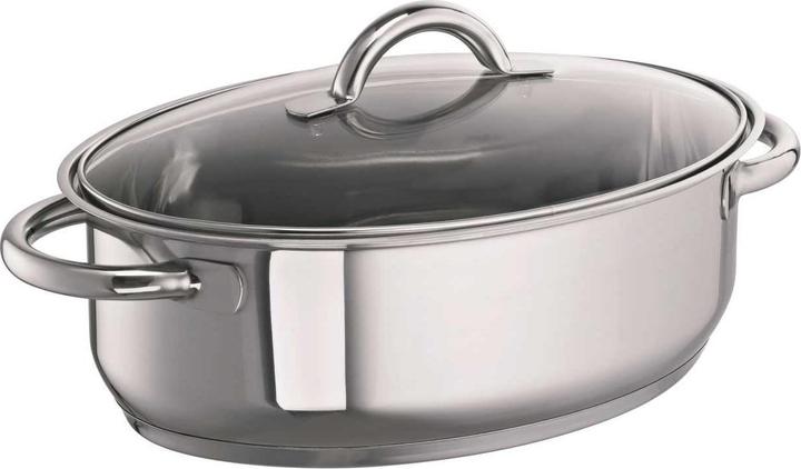 Image du produit Schulte-Ufer SUS Acier inoxydable Rôtissoire à vue 38 cm (38 cm, Cocotte + faitout, Acier inoxydable)