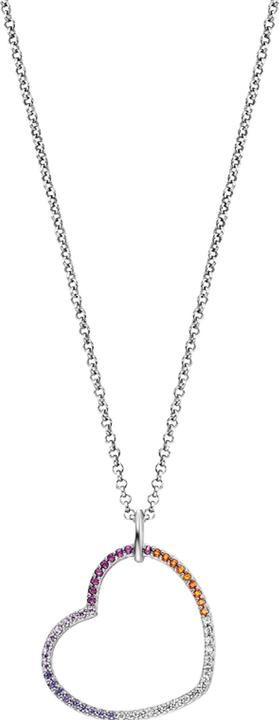 Actual product image Engelsrufer Rainbow heart necklace (925 silver, 42 cm)