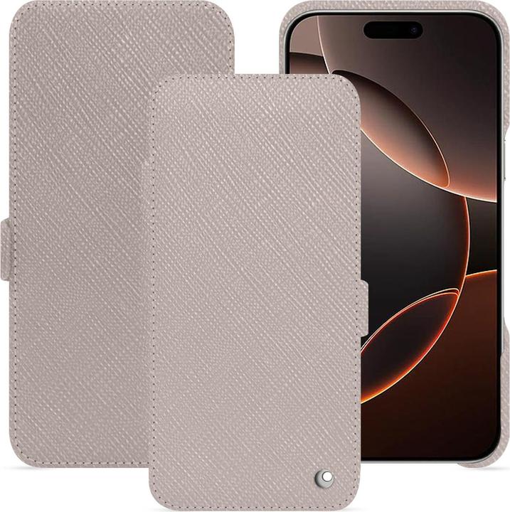 Noreve Horizontal leather flap shell (Apple iPhone 16 Pro)