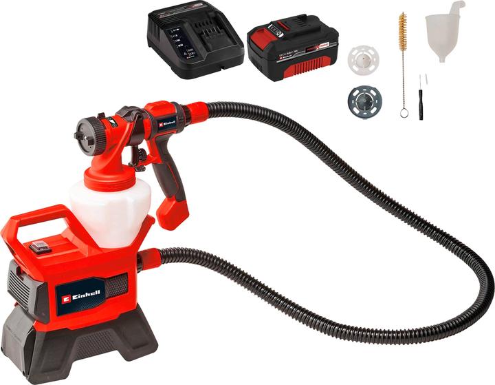 Actual product image Einhell TE-SY 18/90 Li Kit cordless paint spray system (1x 4.0 Ah)