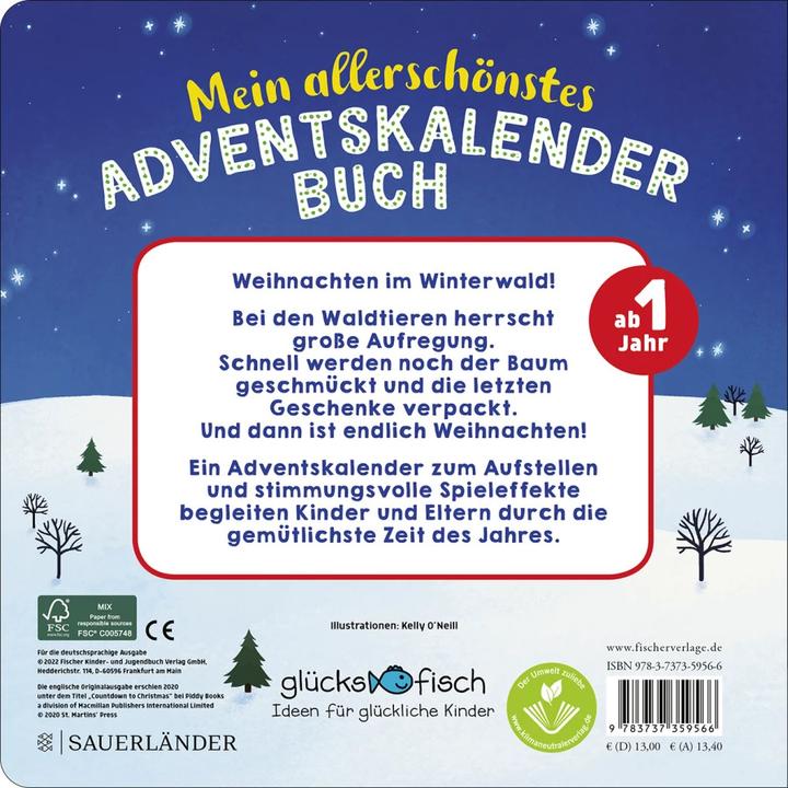 Produktbild Glücksfisch: Mein allerschönstes Adventskalenderbuch