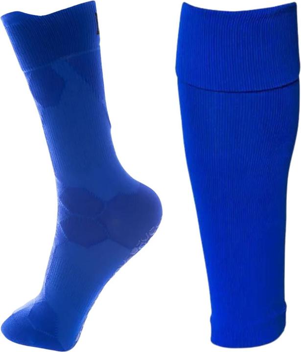 NovoSoxx Fussballstulpen und Socken Grösse 42-47 Blau Set Tubxx und GripSoxx (42 - 47)