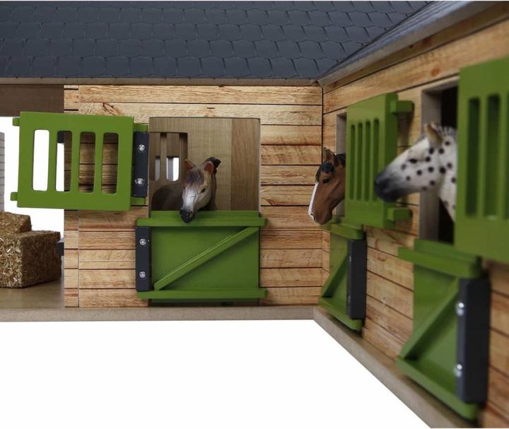 Produktbild NoName Horse Eckstall mit 3 Boxen und Abstellraum 1:25