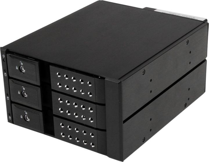 Produktbild StarTech 3-fach 3,5 Zoll trägerloser SATA Festplatten Aluminium Wechselrahmen Backplane