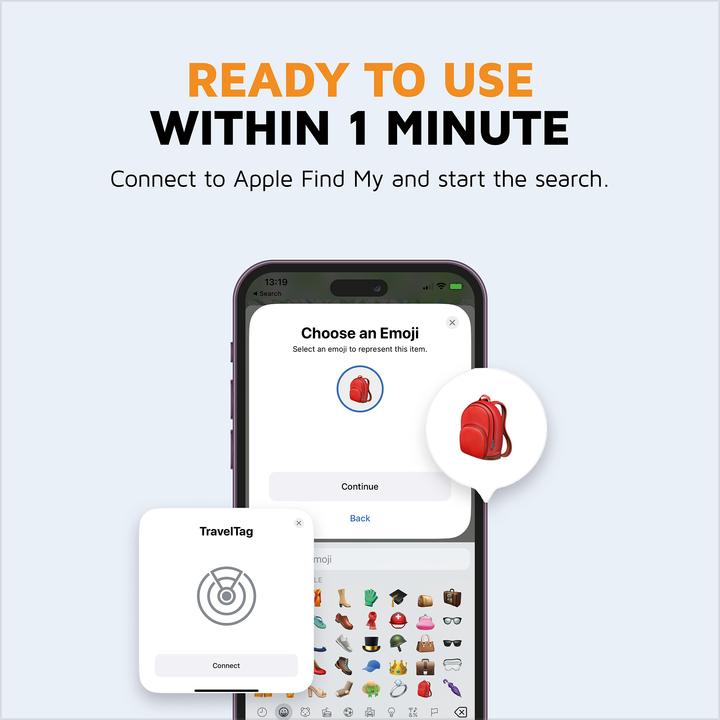 Produktbild Xtorm TravelTag 1 stück - IP64 (Apple)