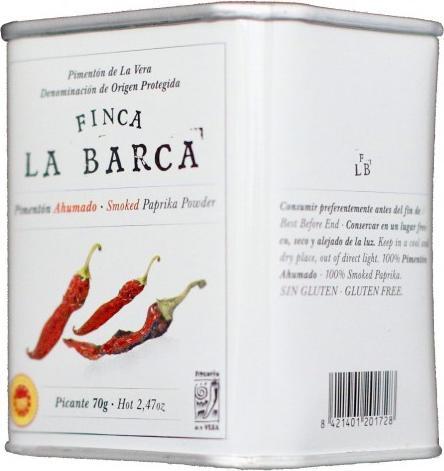 Image du produit La Vera La Barca Pimentón Picante en poudre (70 g)