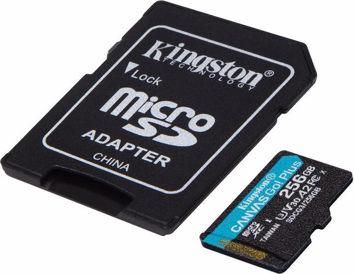 Image du produit Kingston Canvas Go! Plus microSD (256 Go, microSDXC, U3, UHS-I)