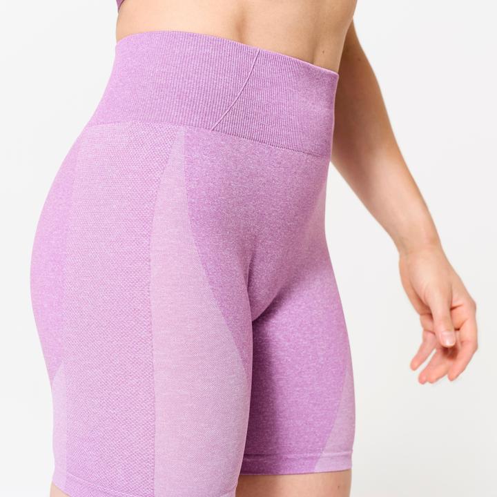 Image du produit Domyos Short de fitness seamless et taille haute, rose (L)