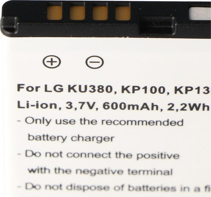 Immagine prodotto LG Akku KU380, KP100, LGIP-430A, 0093301