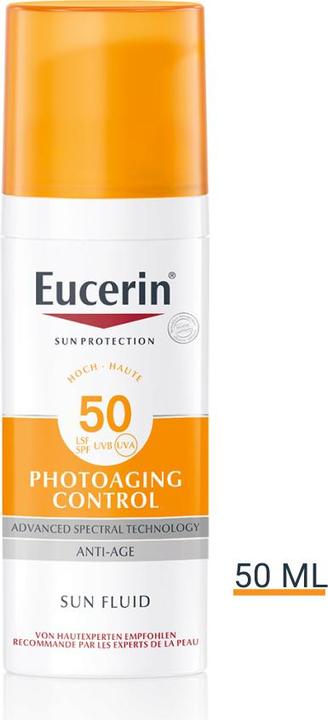 Produktbild Eucerin SUN Face Photoaging Control Tinted mittel LSF 50+ (Sonnencreme Gesicht, SPF 50+, 50 ml, 104 g)