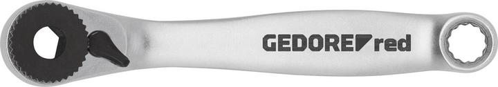 Gedore Red red R40150027 Bit-Knarre Links/Rechts. 1/4 91 mm RSW6°+Adapter (1/4")