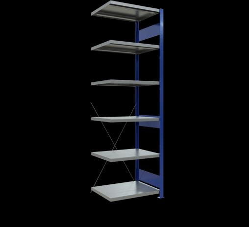 Actual product image Schulte Lagertechnik MULTIplus250 boltless bay system with cross brace