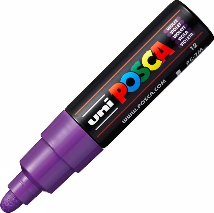 Actual product image Posca Marker PC-7M round tip (Lilac, 5.50 mm, 1 x)