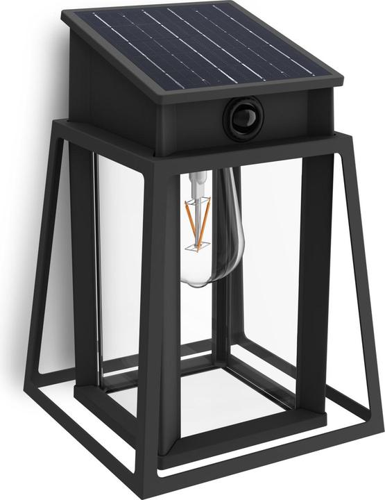 Actual product image Philips Lighting Lysin 929004632801 Solar-Aussenwandleuchte 3.2 W Warmweiss Schw (470 lm, IP44)