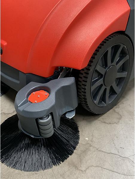 Immagine prodotto Stolzenberg Spazzatrice Twin Sweep, TS 900E Basic, con sistema di spazzole a tandem.