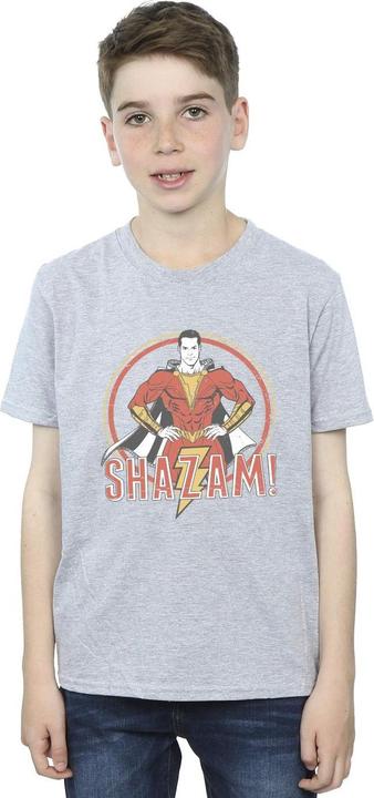Image du produit - T-shirt SHAZAM RETRO CIRCLE DISTRESSED - Garçon (128)