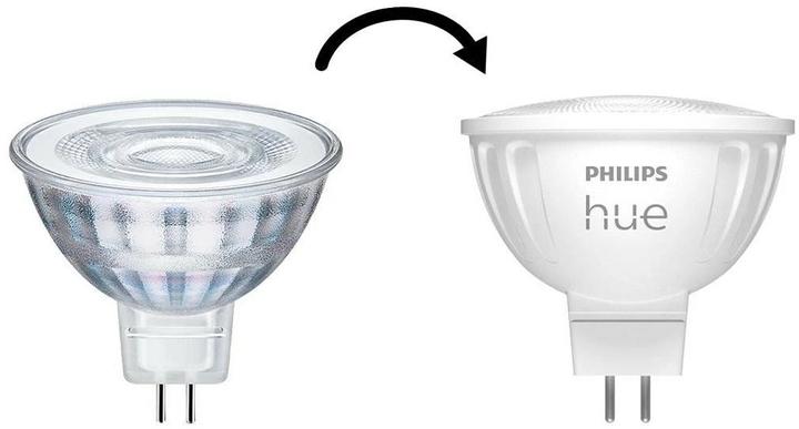 Actual product image Philips Hue White Ambiance (GU5.3, 5.10 W, 400 lm, 2 x, G)