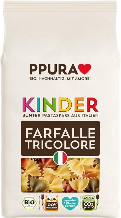 Ppura Organic children's farfalle Tr (500 g)