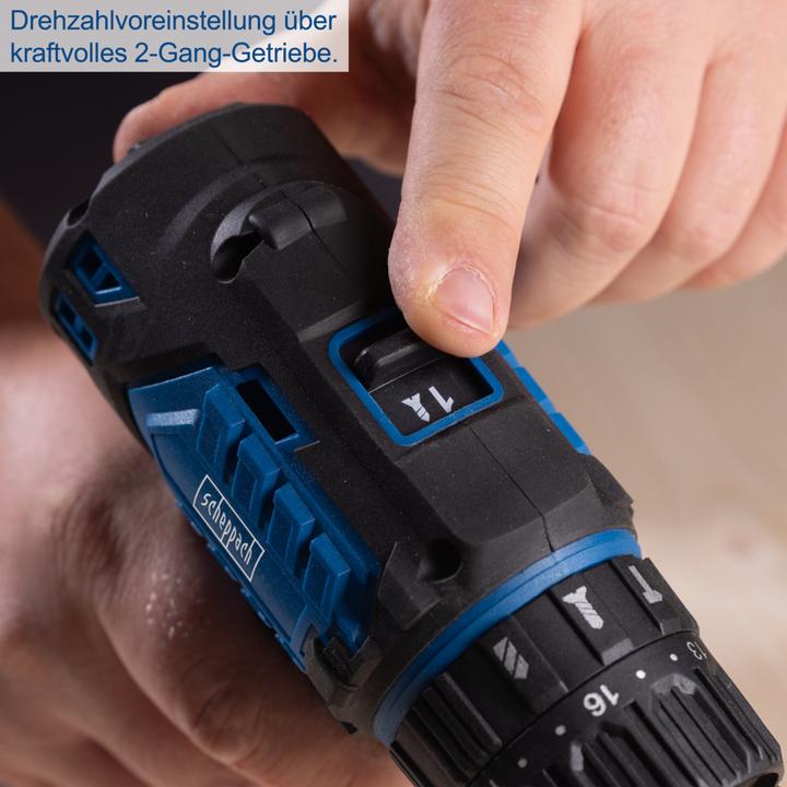 Actual product image Scheppach Battery-powered impact drill BC-CD60-X (DIY) (Rechargeable battery operated)