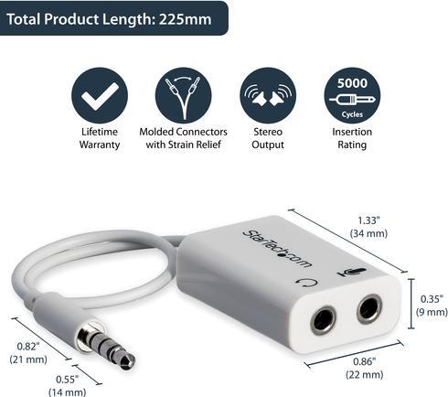 Produktbild StarTech 3.5mm zu (Splitter)