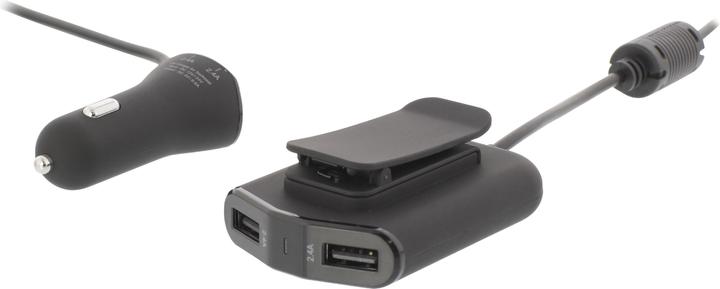 Actual product image Sweex Car Charger 4 Outputs 9.6 A USB Black