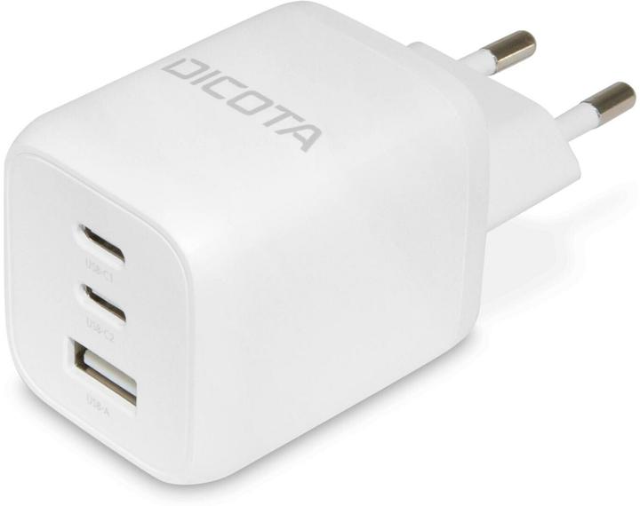 Dicota Compact 3-Port GaN Wall Charger (65W) EU white (65 W)