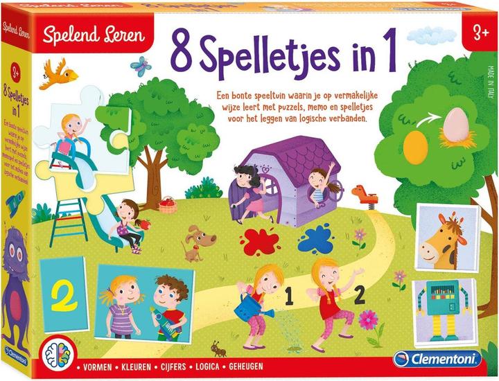 Image du produit Clementoni joue à apprendre - 8 jeux en 1 (Anglais)