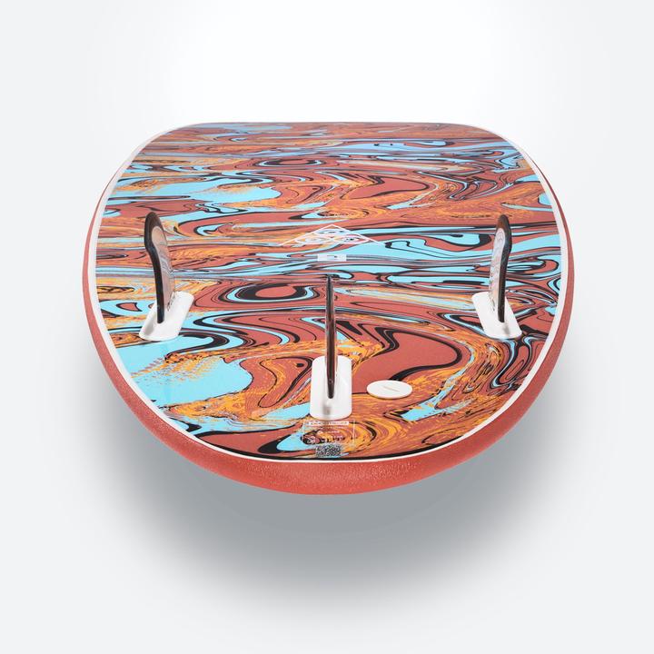 Actual product image Olaian Surfboard foam children and adults 7' - 500 Soft orange (7')
