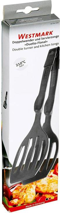 Actual product image Westmark Double turner and serving tongs "Duetto Flonal", 29.5x7x2 cm