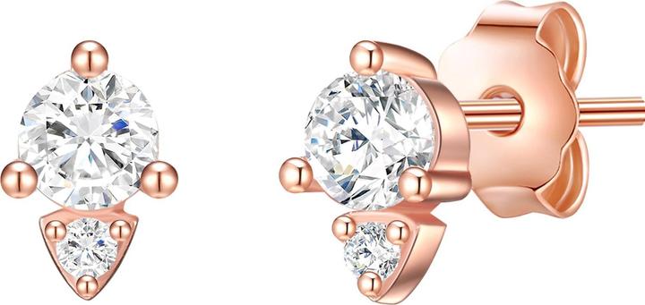 Glanzstücke München Damen Sterling Silber Zirkonia roségold - 23756 (Sterling Silber)