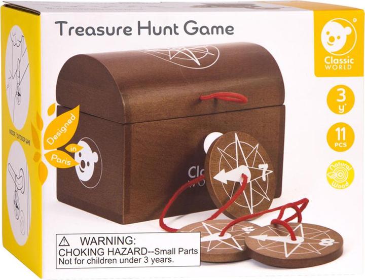 Actual product image Classic World Wooden treasure hunt game