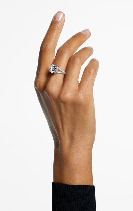 Actual product image Swarovski Constella Cocktail Square Ring Silver (58)