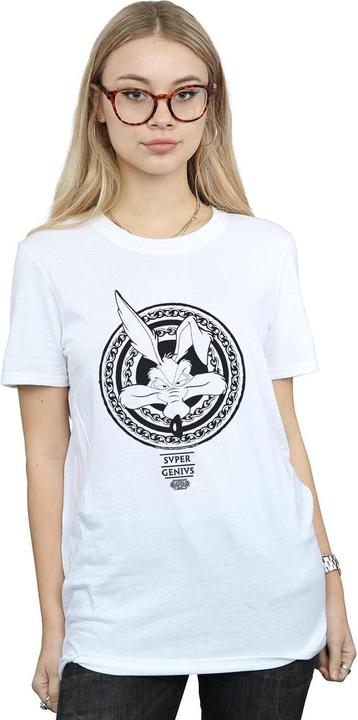 Immagine prodotto Looney Tunes Wile E Coyote Super Genius Maglietta Ampia Donna (S)