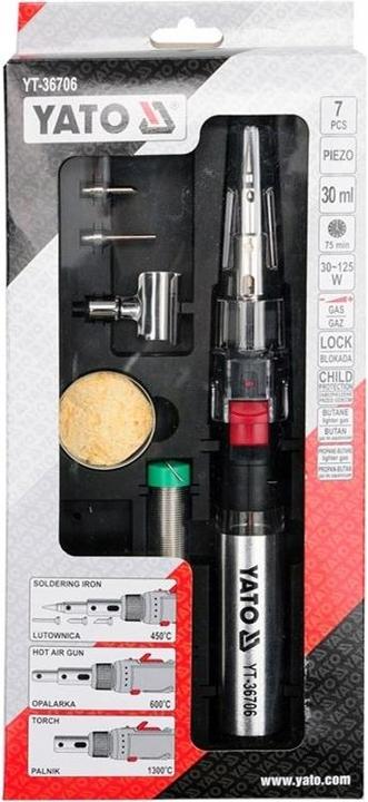 Produktbild Yato Profi 3in1 Gaslötkolben SET im Case YT-36706