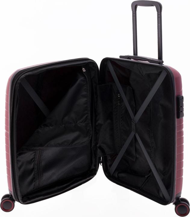 Actual product image Wüsthof 3400 4-wheel cabin trolley 55 cm with stretch fold (36 l, Hand luggage (up to 50 litres))