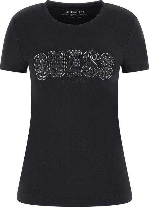 Actual product image Guess Women’s lace round neck t-shirt (XL)