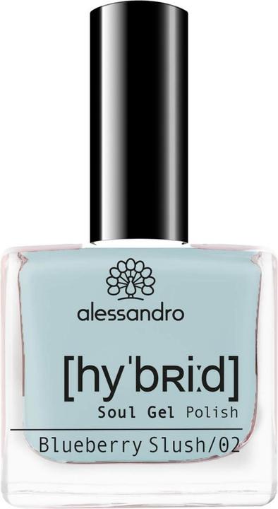 Alessandro Hybrid Soul Gel Polish Blueberry Slush (Blueberry Slush, Gel-Effekt Nagellack)