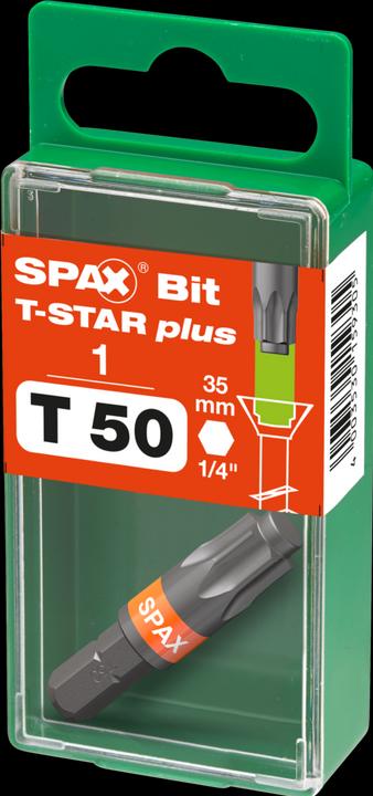 Actual product image Spax Screwdriver bits ® (T-STAR plus)