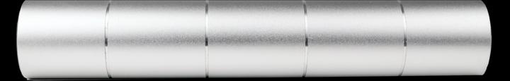 Actual product image Verbatim Powerbank grey/silver metal QC3 & USB-c (20000 mAh, 74 Wh)