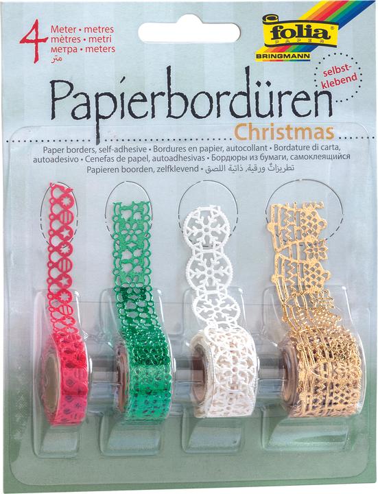 Actual product image Folia Paper Border Christmas