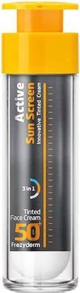 Frezyderm Active Sun Screen Tinted Face Fluid SPF50+ 50ml (Sonnencreme Gesicht, SPF 50, 50 ml, 48.19 g)