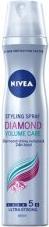 Actual product image NIVEA Hair Spray 250ML Diamond Volume Strengthens Hair With Volume (250 ml)