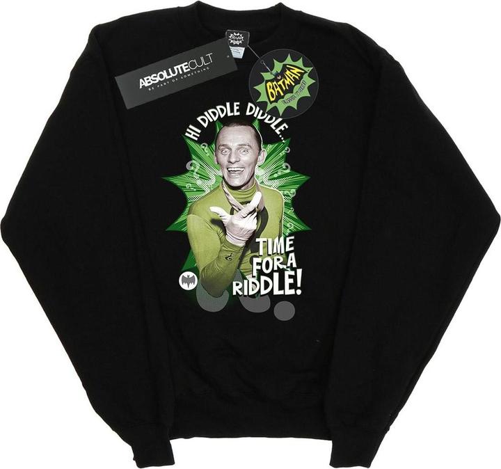 Batman TV Serie The Riddler Zeit ein Rätsel Baumwolle Sweatshirt