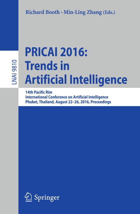 Image du produit PRICAI 2016: Trends in Artificial Intelligence (Anglais, Richard Booth, Min-Ling Zhang, 2016)