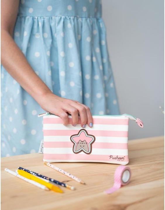 Produktbild Etui Pusheen Rosa/Weiss, 21.5 x 12 cm